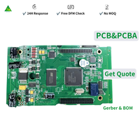 Service clé en main : Prototype de carte PCB avec fichiers BOM et Gerber, carte de circuit imprimé OEM SMT DIP pour stockage de données/opération ARM