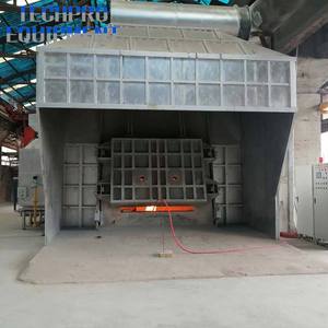 Four à induction au gaz naturel de grande taille nouveau type de système de combustion régénératif four de fusion de canettes en alliage d'aluminium de ferraille 1-50 tonnes - Product Image 4