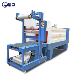 Máquina automática de envasado retráctil Lingli para botellas de agua y latas, envasado con película, 380V, control eléctrico PLC - Product Image 1