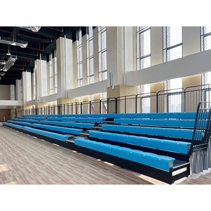<span class=keywords><strong>Gradas</strong></span> Telescópicas Eléctricas Retráctiles Personalizadas, Asientos sin Respaldo <span class=keywords><strong>para</strong></span> Gimnasios y Estadios, Operación Manual - Product Image 1