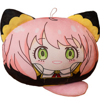 Manjuu personnalisé de haute qualité avec oreilles et queue de remplissage Omanjuu Anime porte-clés en peluche jouets personnalisés