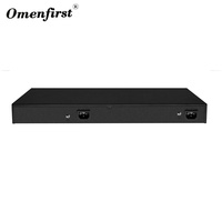 Penjualan Terlaris 24 Port 8GE Gigabit Poe Switch L2 Managed 18 SFP Optical Convergence Server Connectivity Fungsi SNMP QoS 56Gbps