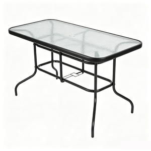 Tavolo da Pranzo Smontabile Impermeabile per Esterni, Patio, Giardino, <span class=keywords><strong>Ristorante</strong></span>, Bar - Product Image 1