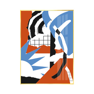 Nch Painting <strong>Frame</strong> <strong>Moulding</strong> Canvas Abstract Style Wall Art Interior Decoration Framed Wall Art Painting for Salon - Product Image 1