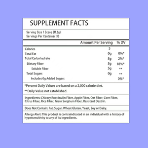 Poudre de supplément prébiotique directement de l'usine avec une teneur totale en matières grasses qui améliore les transit intestinal et équilibre le microbiome intestinal - Product Image 2