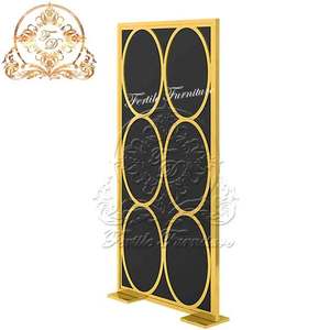 Thép không gỉ thiết kế sân khấu Vàng đơn giản giá rẻ đám cưới Backdrop ý tưởng - Product Image 1