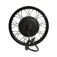Kit moteur sans balais sans engrenage Ncyclebike NC3000 programmable 3000W pour moto 48V-72V 80A avec contrôleur Sabvoton et écran LCD noir