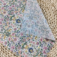 Échantillons Gratuits Tissu Imprimé d'Été en Coton à Motifs Floraux pour Robe