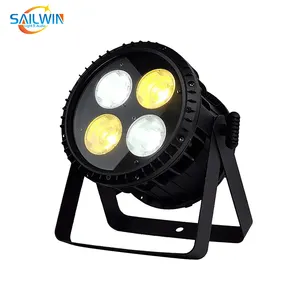 200W IP65 Cob LED PAR 64 Can 4 Eyes 50W Warm White & Cool White Waterproof Stage Lights