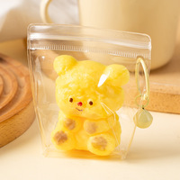 Squishy Ours en pâte à modeler texturée, à récupération lente, anti-stress, jouet de décompression et cadeau pour enfants, pour la vente en gros