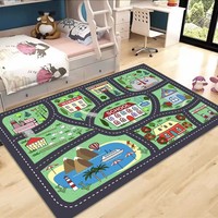 Online Game Printed Design Rug Fun Teen Living Room Carpet Kid Decorative Custom Game Universal Floor Play Mat Rug