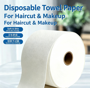 Rouleau de serviettes jetables pour salon, épaisses et très absorbantes, serviettes pour le visage, serviettes pour le cou en salon de coiffure, serviettes pour les pieds pour barbier et spa - Product Image 4