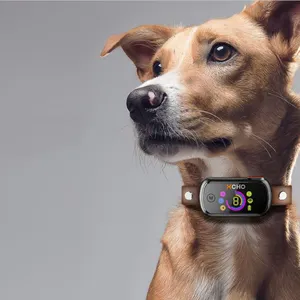 Xcho Bark kontrol Usb su geçirmez Led ekran e yaka köpek eğitim kablosuz çit eğitim yaka kablosuz köpek çit