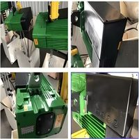 Palans électriques ALLMAN, boîtier tout aluminium, type européen M5, 380V 220V, 1 à 3 tonnes, avec chariot pour levage de chantier