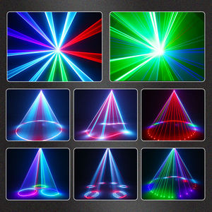 Laser de scène RGB 10W, application APP, ILDA, son, contrôle DMX512, laser projecteur RGB 3D avec motifs de texte, logo, animation pour spectacle en direct, événement - Product Image 6
