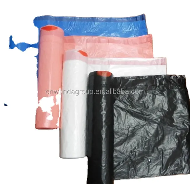 Businesses are selling disposable degradable environmentally friendly household cleaning convenient drawstring garbage bags