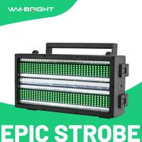 Projecteur matriciel LED RGBW à interconnexion pour scène, stroboscope extérieur IP65, contrôle DMX512, pour discothèque, DJ, concert