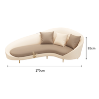 Canapé de réception de luxe avec table et chaises pour la maison, clinique dentaire, hôtel, bureau, salon de beauté, salle d'attente, salon moderne