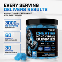 Gummies de créatine en gros 5000mg Véganes pour la croissance musculaire, la musculation, l'énergie et la force – Gummies de créatine pour la gym