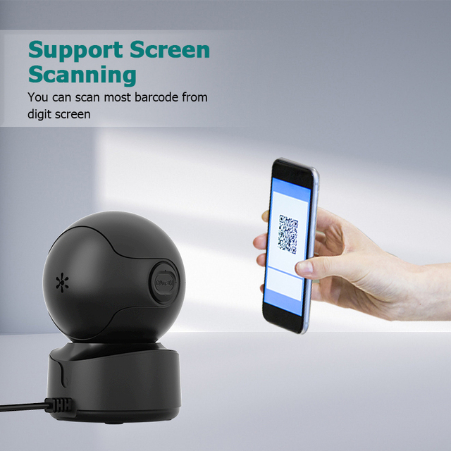 Netum High Speed 2D Omnidirectional USB Desktop Scanner Hands Free for Supermarket Checkout Pharmacy Billing