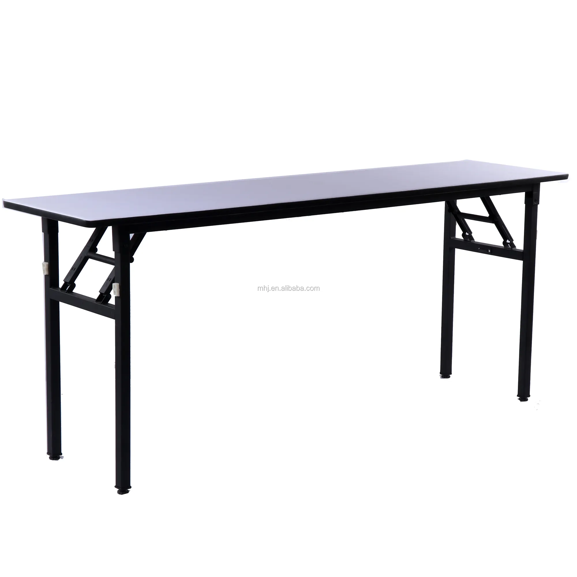 6 피트 접이식 긴 합판 PVC 테이블 상단 연회장 테이블