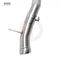 Knalpot Downpipe SD Free Flow untuk Mercedes-Benz S580 4MATIC W223 4.0T 2020-2025 Pipa Knalpot Stainless Steel dengan Pelindung Panas