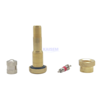 Válvula de Neumático de Latón de Alta Calidad KAISHENG para Camiones, Autobuses y Minibuses - Resistente al Calor y al Ozono, para Reequipamiento/Actualización