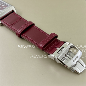 Montre mécanique rectangulaire avec petit cadran des secondes, bracelet en cuir de veau, boîtier en acier inoxydable, remontage manuel, pour homme, formelle - Product Image 6