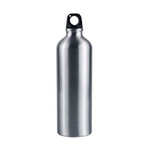 Purple Stainless Steel Vacuum Water Bottle With Carabiner Travel <b>Flask</b> Minimalist Design Double Wall Insulated - Product Image 2