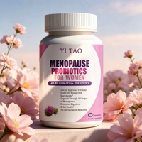 Cápsulas Probióticas de Marca Privada/OEM con pH Balanceado y 400 Mil Millones de Bacterias Vivas para Aliviar los Síntomas de la Menopausia en Mujeres, Naturales