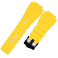 Bracelet de montre en caoutchouc souple de 22mm 24mm avec boucle en caoutchouc pour Bell & Ross BR 03-92 Diver Saturn, accessoires de montre