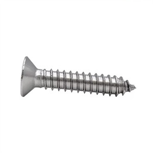 Vis en acier inoxydable, vis plate, SS 316 304, vis à tête fraisée plate, vis autotaraudeuse - Product Image 5