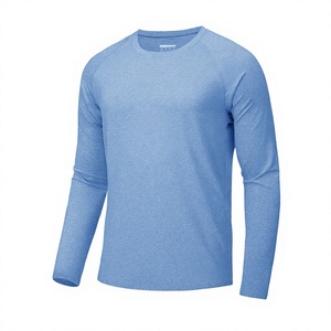 T-shirt de performance à manches longues pour hommes, fabrication OEM ODM sur mesure, fabricant de vêtements de sport en gros, t-shirts athlétiques à manches longues pour hommes - Product Image 1