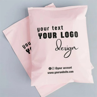 Guangzhou Lefeng Supplier - Sacs à fermeture éclair personnalisés avec logo imprimé, sacs à fermeture éclair en plastique rose écologiques pour vêtements