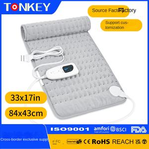 84*43CM büyük boy fizyoterapi ped tel mercan polar USB ev kullanımı uzaktan kumanda aşırı ısınma koruması katlanabilir yıkanabilir - Product Image 4