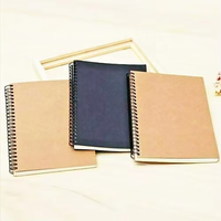 Carnet de croquis écologique à spirale, 100 feuilles, papier à dessin A4/A5/A6/B5, couverture en cuir/PVC, impression personnalisée pour cadeaux