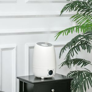 EASYCOMFORT 4.8L Ultrasonic <b>Humidifier</b> for Rooms up to 40? 3 <b>Mist</b> Modes 8-12 Hours Runtime LED Display-White 4kg - Product Image 2