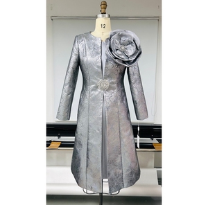 hq fashion dress Eva Fashion 5255 Long Formal Mother of the Bride Cape Dress main image 1
