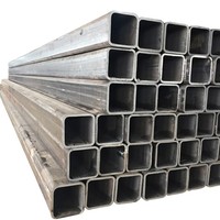 Tube carré prégalvanisé Xinyue Steel JIS G3466 SS490 pour support de garde-corps de rail léger en Asie du Sud-Est
