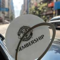 Support magnétique pour disque de taxe, autocollant de pare-brise de voiture, support de permis avec logo/badge