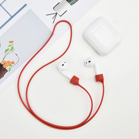 Tali Earphone Anti-Hilang dari Silikon, Tali Headphone, dan Penahan Kabel Leher, Aksesori Kabel Headset yang Halus dan Lembut