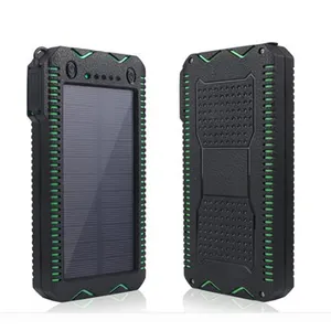 Digibloom Electronic Cigarette Dual LED Solar Charging 10000mAh Portable Solar Power Bank