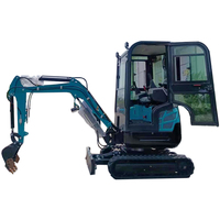 Mini-excavatrices chinoises économiques de 1,5 tonne et 1 tonne avec pièces d'attache pour remorque, en vente