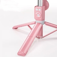 Offre Spéciale Mini charge portable télécommande multifonctionnelle lumière de remplissage support pour téléphone portable trépied selfie bâton