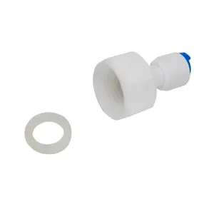 Female thread 1/4''3/8'' Tube Quick Push Fitting Connector for RO Water Filter