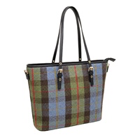 Sac fourre-tout à carreaux personnalisé pour femmes, OEM ODM, grande capacité, sac à bandoulière zippé, en tissu tartan, marque privée, sac tendance