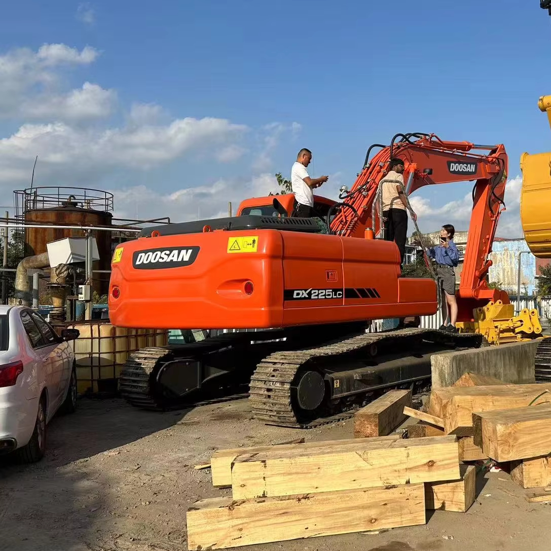 Хит продаж, Korea Doosan, 22-тонная строительная техника, Doosan Dx225LC, гусеничный экскаватор, doosan Dx300 Dx225