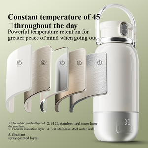 <span class=keywords><strong>Chauffe</strong></span>-<span class=keywords><strong>biberon</strong></span> électrique portable USB pour réchauffer le lait maternel et les préparations, idéal pour les voyages et les aventures en plein air - Product Image 4