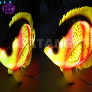 Ip65 Waterproof Led Outdoor Christmas Festival Decorative <b>Lights</b> Angelfish Motif For Parks Holiday Events Lighting - Product Image 5