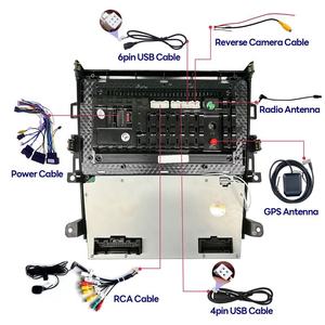 Android 13 Car Stereo 9 pulgadas 8 Core 6 + 128G con 5G WiFi GPS CarPlay Android Auto Car <span class=keywords><strong>Radio</strong></span> para Ford Fusion/Mondeo 2013-2019 - Product Image 6